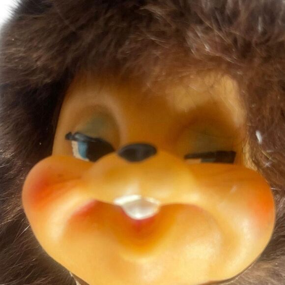 Vintage Rushton Rubber Faced Skunk Hanging Yellow Ornament 1950’s Rare Toy Anima - Picture 5 of 12